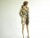 Vintage Cream/Beige Fur Checker Coat