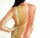 Vintage 1970s Perception Coral Stripe Turtleneck Shirt