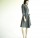 Vintage 1960's Charcoal Wool A-Line Dress