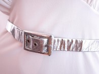 Vintage 1960's Space Age Metallic Belt