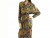 Vintage 1980s Jackie Bernard Multicolor Mockneck Wiggle Dress