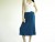 Vintage 1970's Blue Cashmere Skirt by Ballantyne