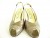 Vintage Bruno Magli Bronze Peep Toe Pump