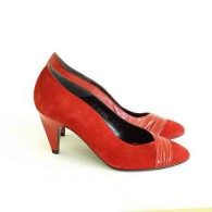 Vintage 1970s Andrew Geller Alligator Pump