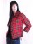 Vintage 1960's Red Plaid Cropped Blazer