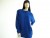 Vintage 1980s Liz Claiborne Royal Blue Knit Sweater