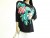Vintage 1980s Bonnie Boerer Black Tropical Sequin Shirt