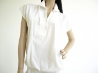 Vintage White GoolaGong White Tennis Top