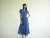 Vintage 1970s/1980s Lilac Sheer Flare Dress
