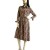 Vintage 1970s Jamison Rust Paisley Dress