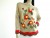 Vintage 1950s Tarni Tan Floral Applique Sweater