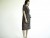 Vintage Brown Block Print Sheath Dress
