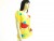 Vintage 1980's Fruit Cocktail Vest Sweater