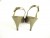 Vintage Bruno Magli Bronze Peep Toe Pump